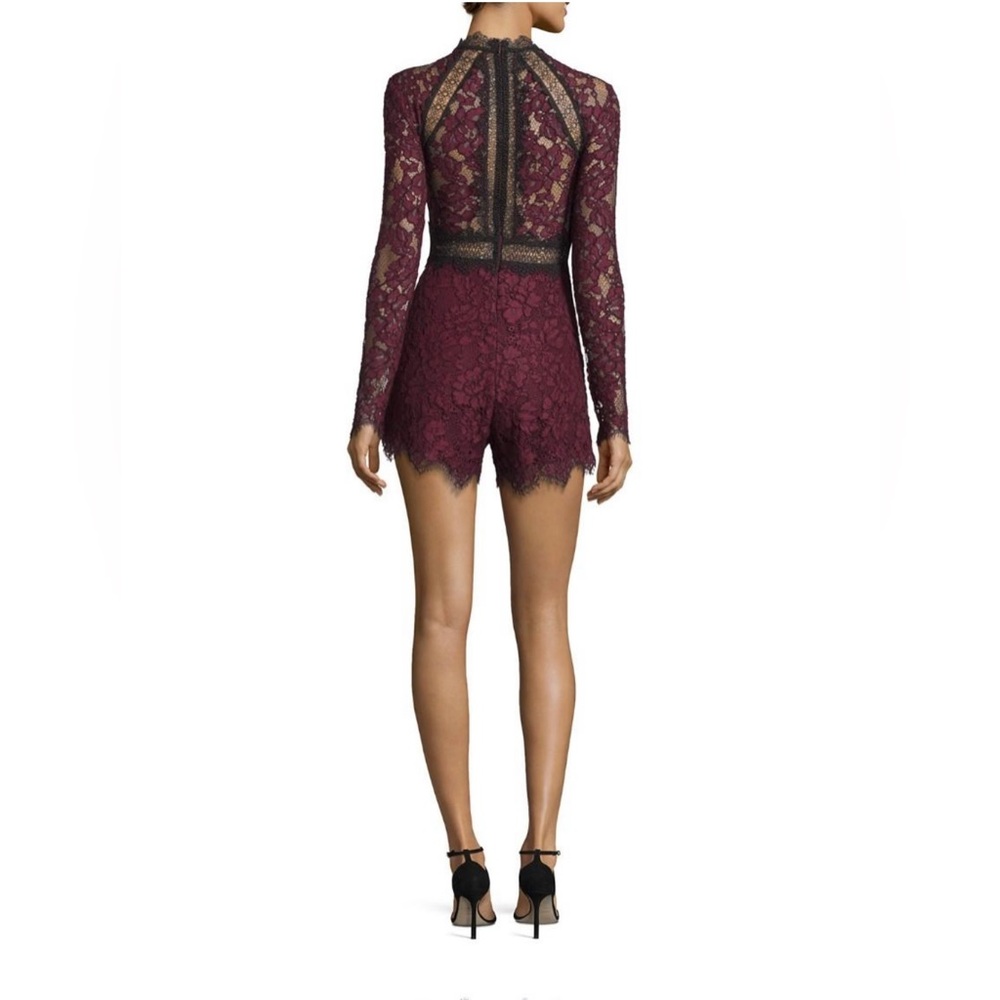 Alexis Eva Long Sleeve Lace Romper - Picture 2 of 9